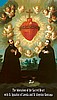 Adoration of the Sacred Heart - Sts. Aloysius Gonzaga & Ignatius of Loyola Prayer Card